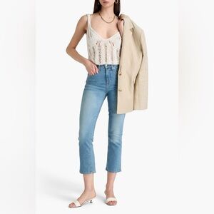 Veronica Beard Carly High-Rise Kick-Flare Jeans